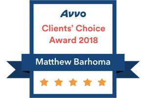 Avvo Clients Choice Award 2018