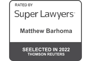 Super Lawyers - Matthew Barhoma 2022