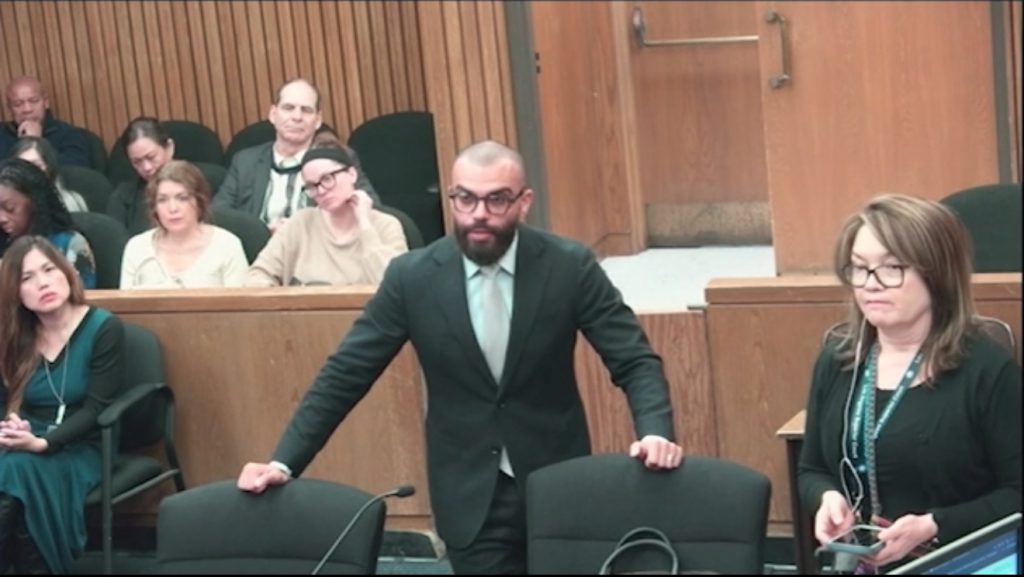 Matthew Barhoma courtroom attorney defending gun violence restraining order GVRO cases in California